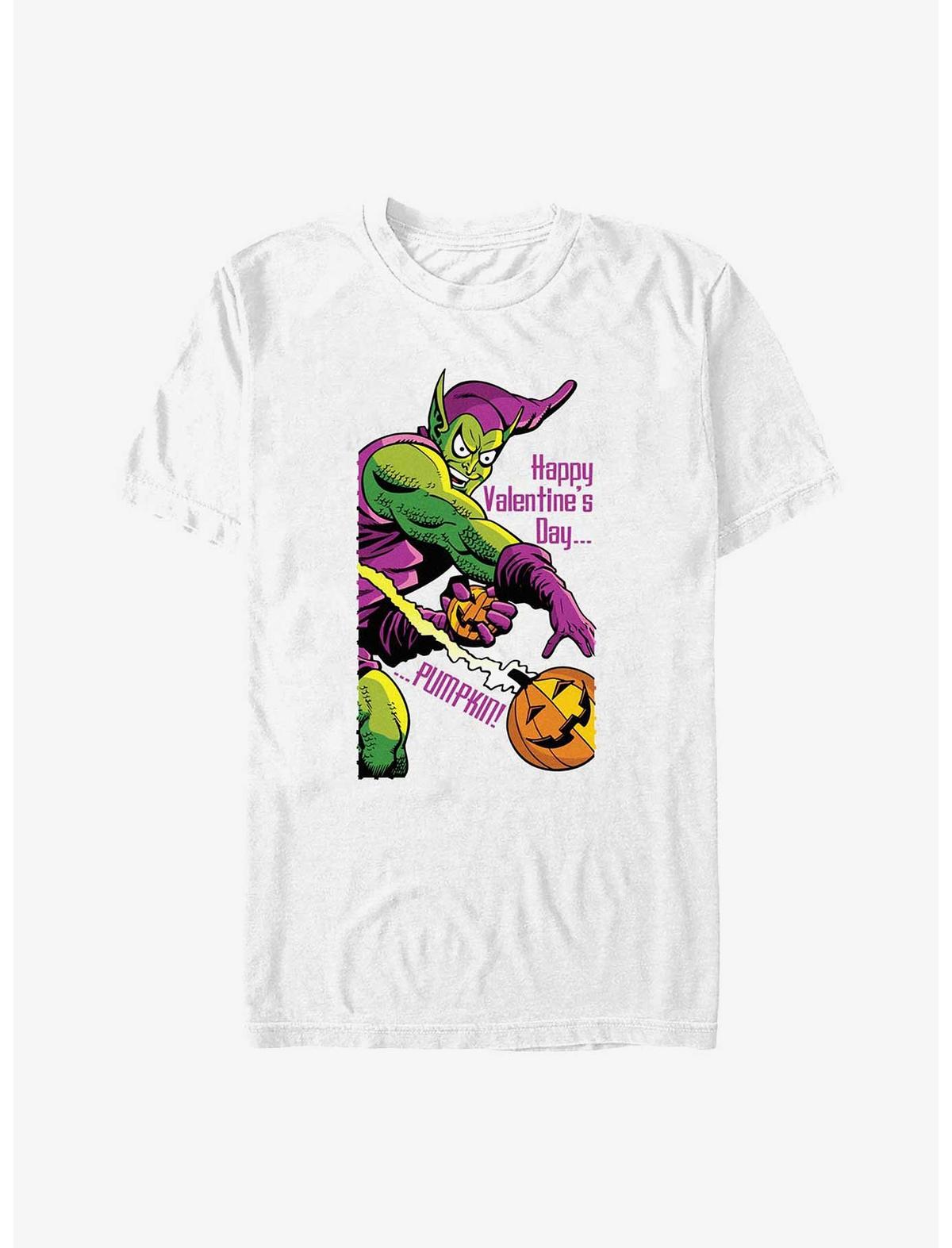 Marvel Green Goblin Happy Valentines Day Pumpkin T-Shirt - US 2238