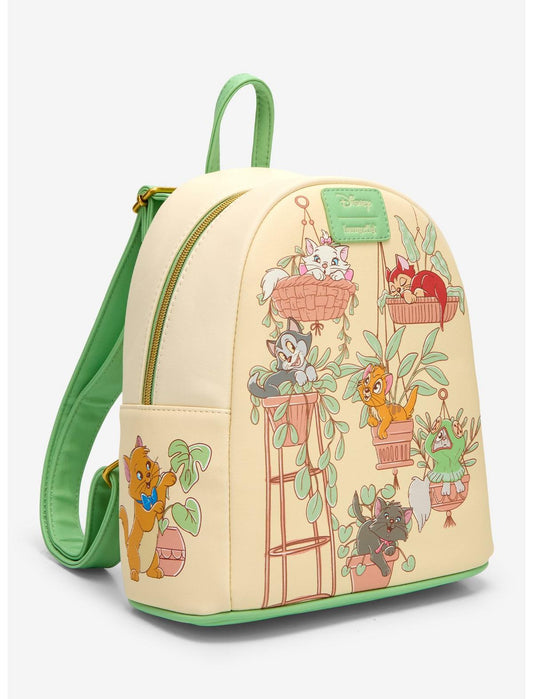 Loungefly Disney Cats & Plants Mini Backpack - US 6496