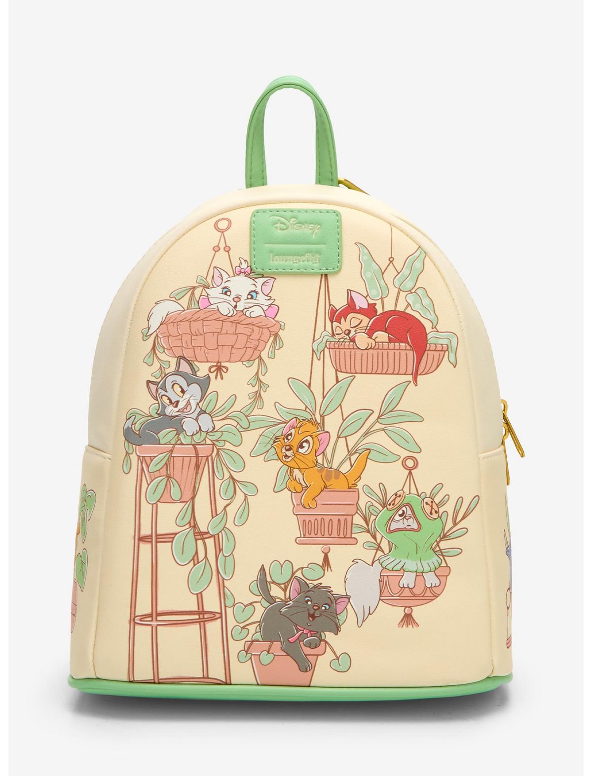 Loungefly Disney Cats & Plants Mini Backpack - US 6496