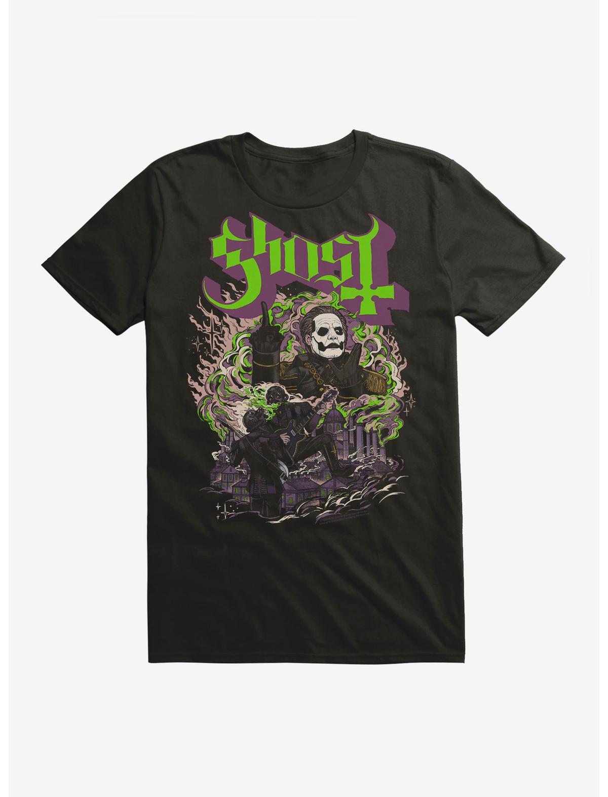 Ghost Smoke Stacks Extra Soft T-Shirt - US 4289