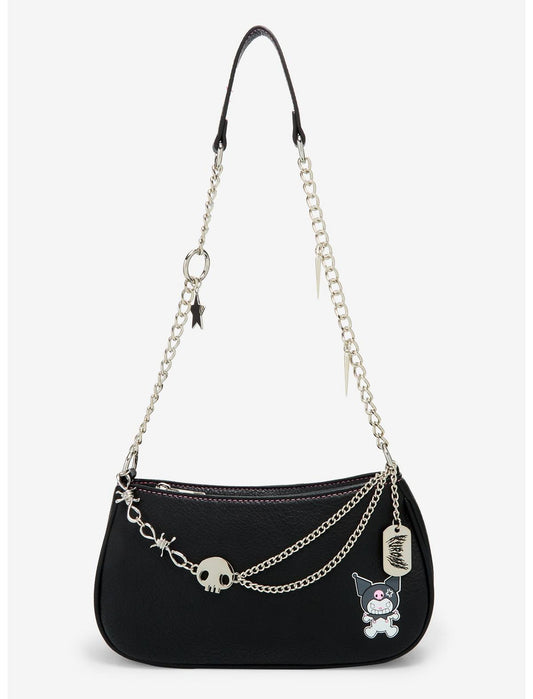 Her Universe Kuromi Skull Chain Shoulder Bag - US 7076