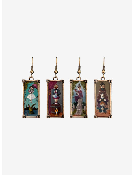 Disney The Haunted Mansion Portraits Mismatch Drop Earrings - US 3571