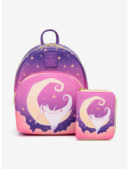 Loungefly The Nightmare Before Christmas Zero Moon Mini Backpack - US 7405
