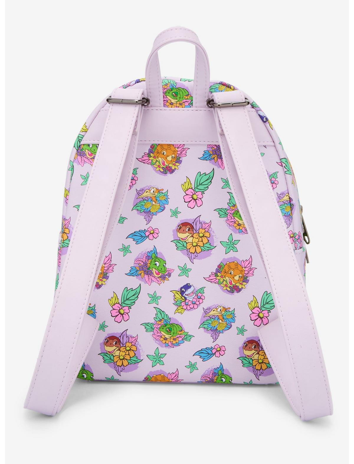 Loungefly The Land Before Time Dinosaurs Floral Mini Backpack - US 6139