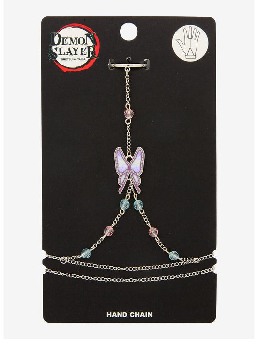 Demon Slayer: Kimetsu No Yaiba Shinobu Butterfly Hand Ring Bracelet - US 3447