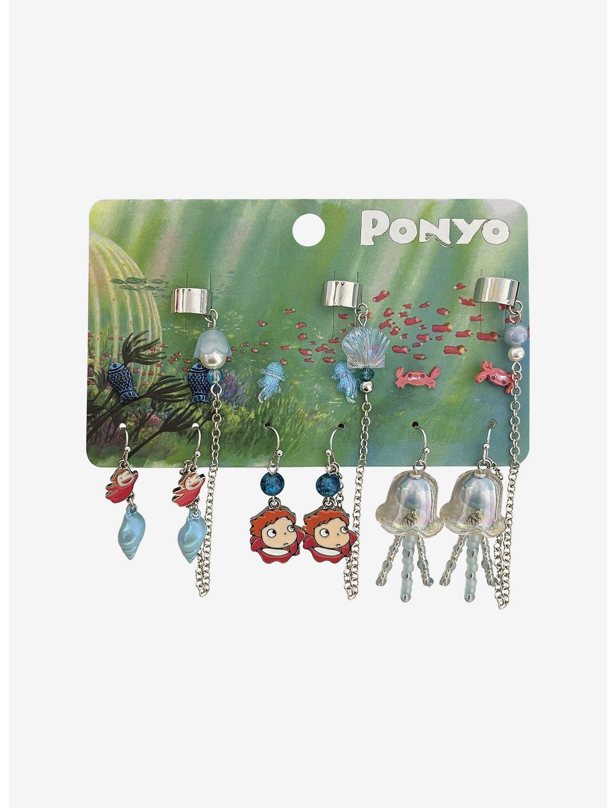 Her Universe Studio Ghibli® Ponyo Charm Cuff Earring Set - US 7967