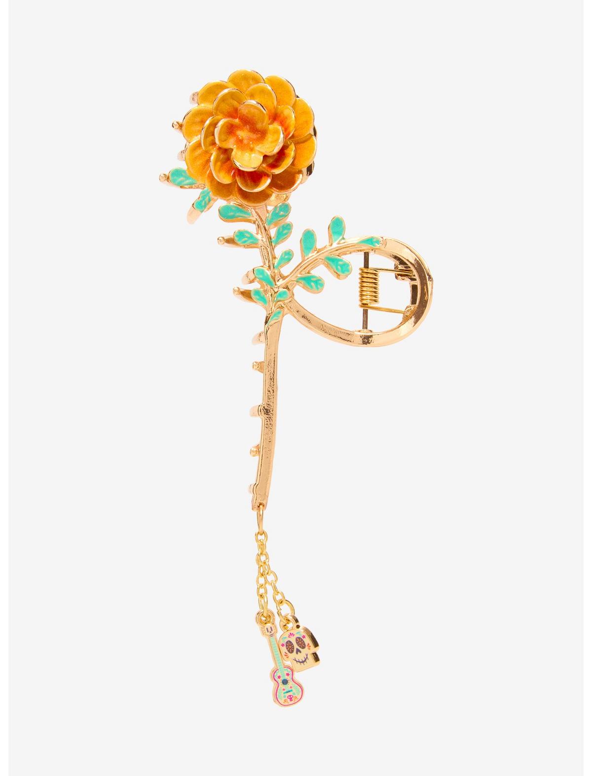 Disney Pixar Coco Marigold Charm Claw Hair Clip - US 8686
