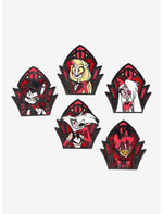 Hazbin Hotel Character Stained Glass Blind Box Enamel Pin Hot Topic Exclusive - US 5711