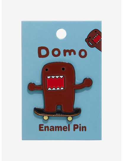Domo Skateboard Enamel Pin - US 7757