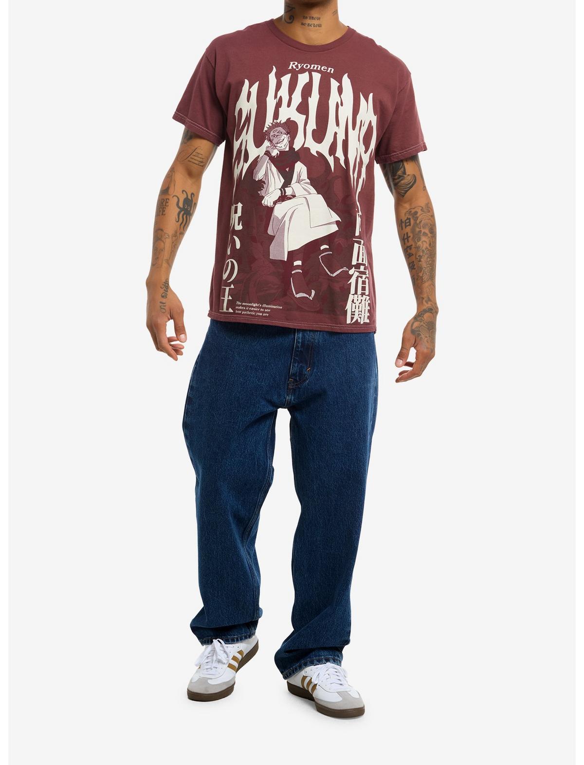 Jujutsu Kaisen Sukuna Jumbo Portrait Boxy T-Shirt - US 7612