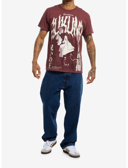 Jujutsu Kaisen Sukuna Jumbo Portrait Boxy T-Shirt - US 7612