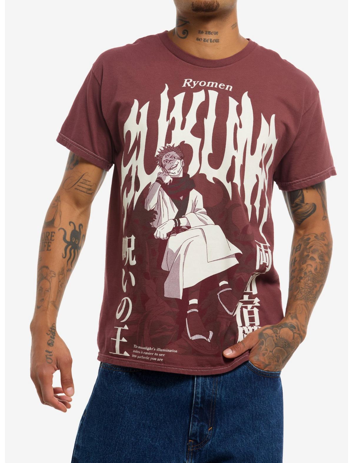 Jujutsu Kaisen Sukuna Jumbo Portrait Boxy T-Shirt - US 7612