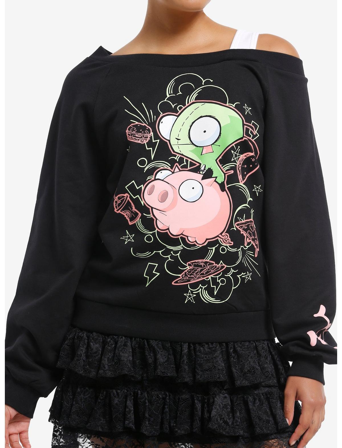 Invader Zim GIR & Pig Girls Twofer Sweatshirt - US 6450