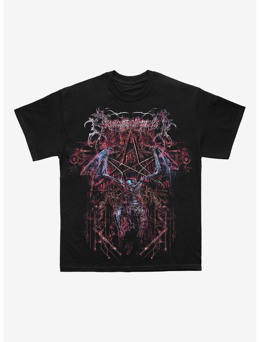 Bring Me The Horizon Winged Skeleton T-Shirt - US 5935