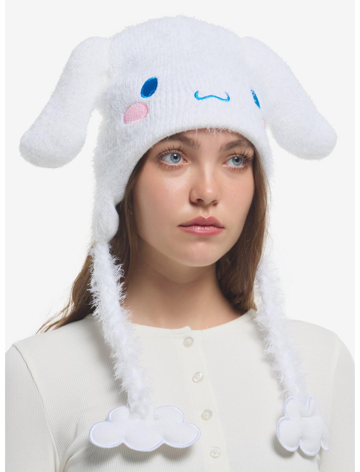 Cinnamoroll Figural Fuzzy Tassel Beanie - US 0827