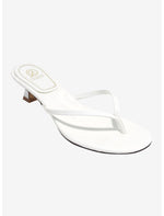 Chinese Laundry White Brissa Sandal Heels - US 7468