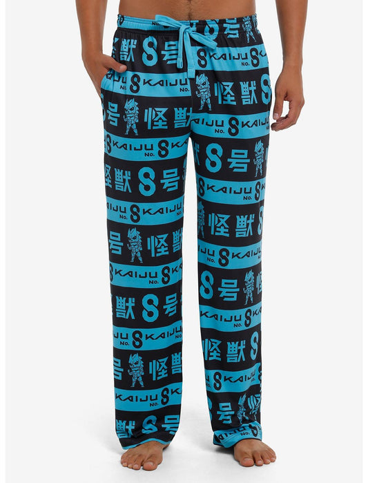 Kaiju No. 8 Chibi Kaiju Stripe Pajama Pants - US 7753