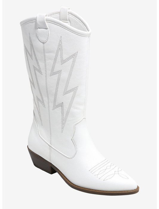 Dirty Laundry White Josea Cowboy Boots - US 4834