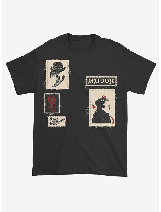 Huddy Icons Patches T-Shirt Hot Topic Exclusive - US 5664