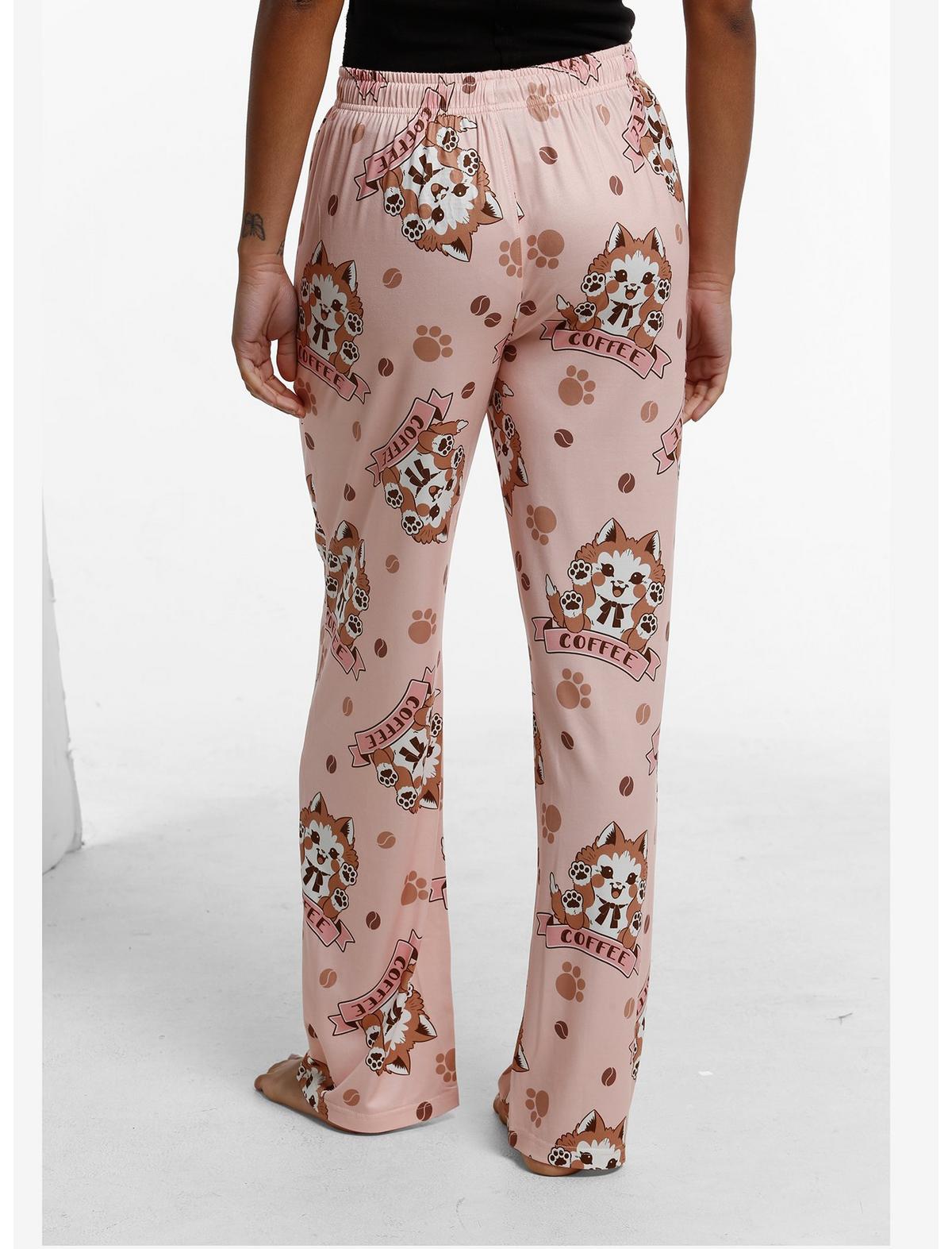 Cat Toby Beans Girls Pajama Pants By Samantha Whitten - US 5092