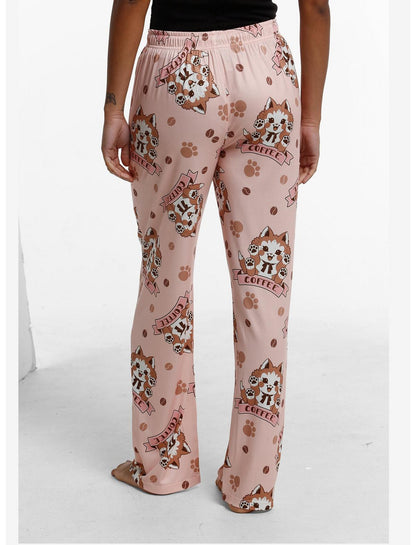 Cat Toby Beans Girls Pajama Pants By Samantha Whitten - US 5092