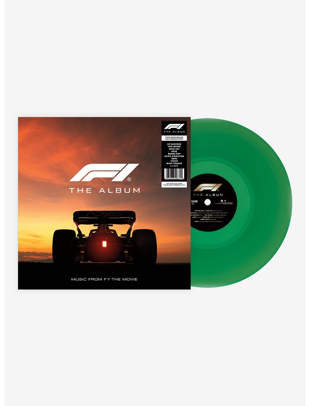 F1 The Album Movie Soundtrack (Translucent Emerald) Vinyl LP Hot Topic Exclusive - US 0179