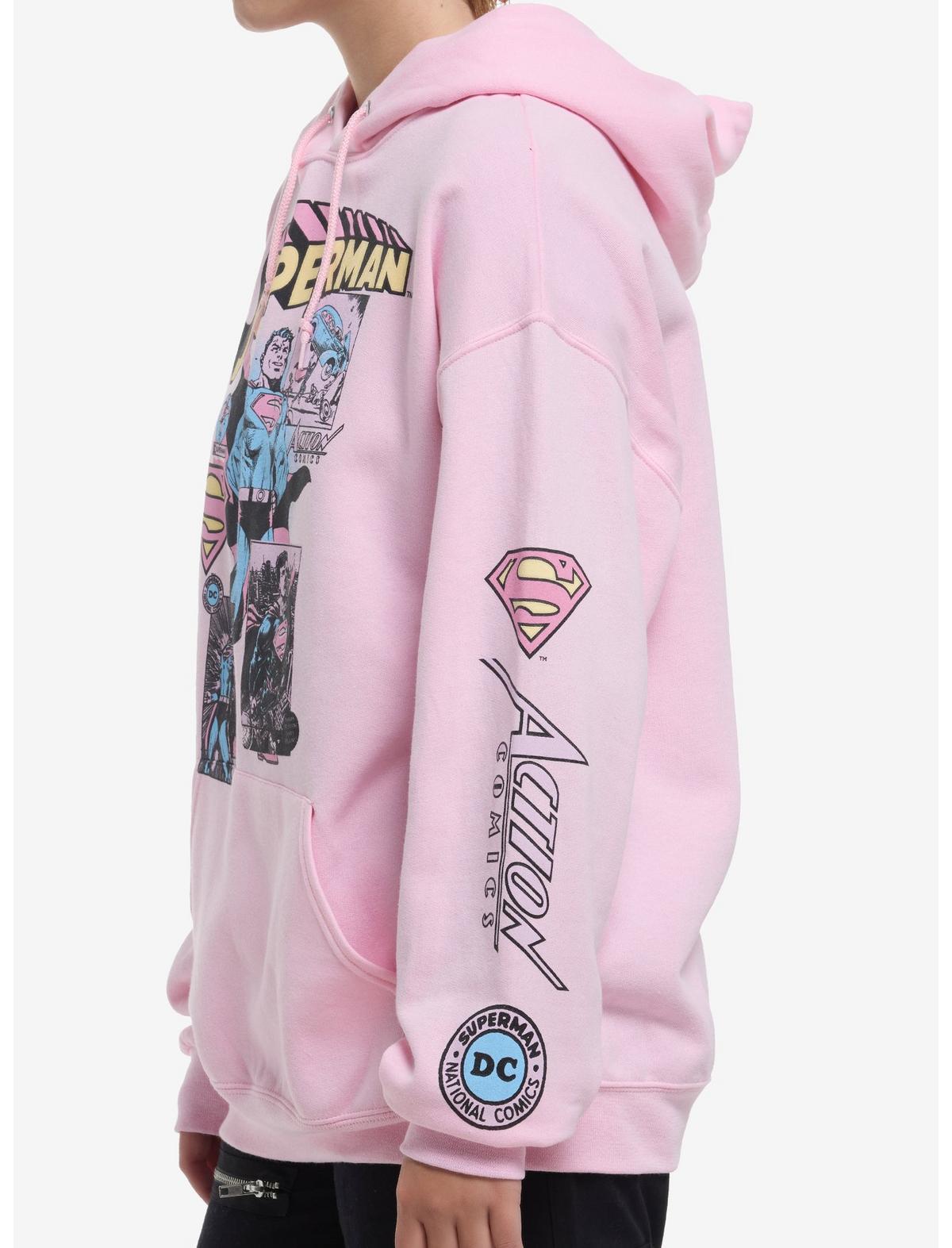 DC Comics Superman Comic Panels Girls Hoodie - US 6575
