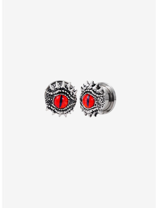 0G Steel Dragon Eye Plug 2 Pack - US 0845