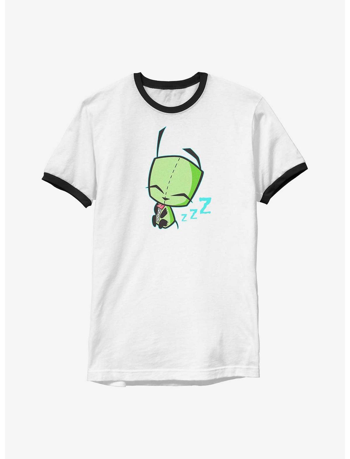 Invader ZIM Sleepy Gir Art Ringer T-Shirt - US 2315
