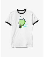 Invader ZIM Sleepy Gir Art Ringer T-Shirt - US 2315