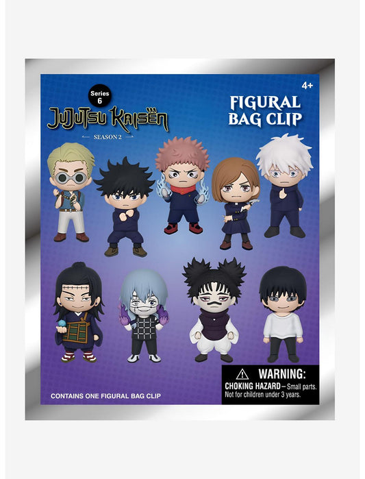Jujutsu Kaisen Series 6 Blind Bag Figural Bag Clip - US 4332