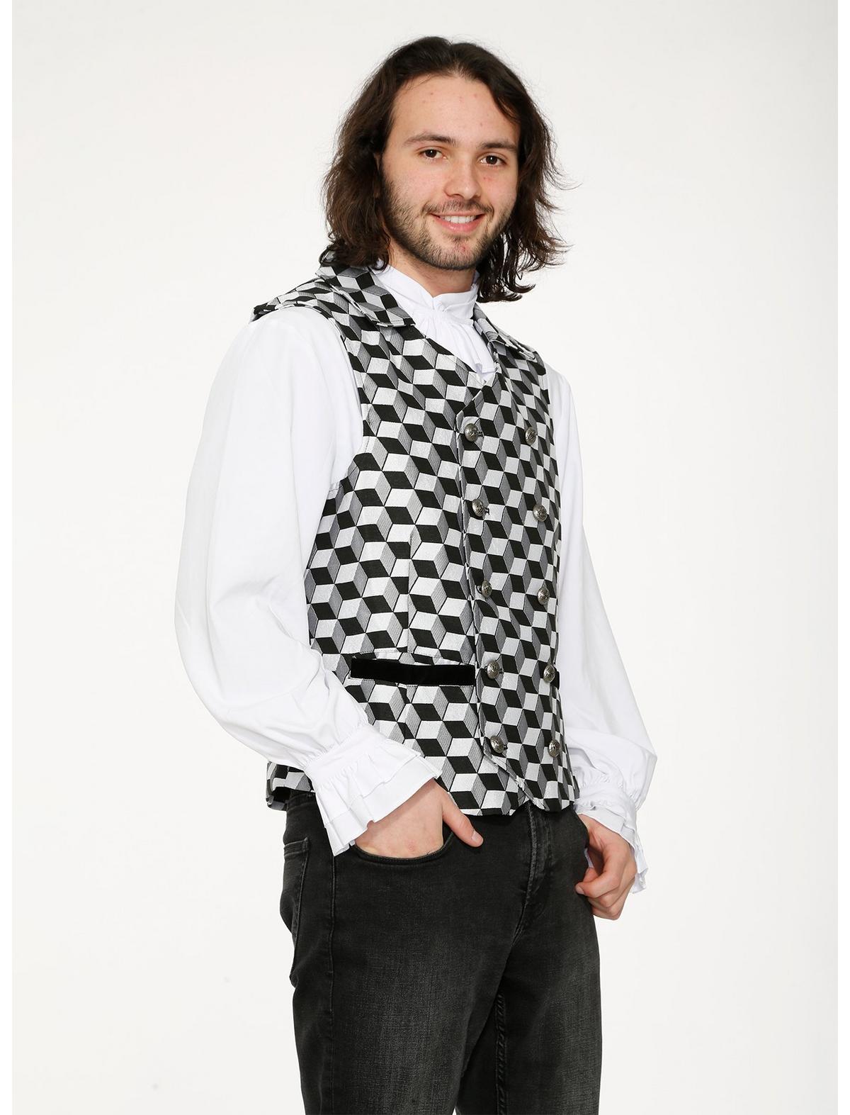 Black Checkmate Vest - US 8957