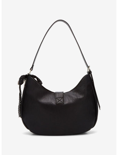 Black Buckle Cherry Bow Shoulder Bag - US 3432