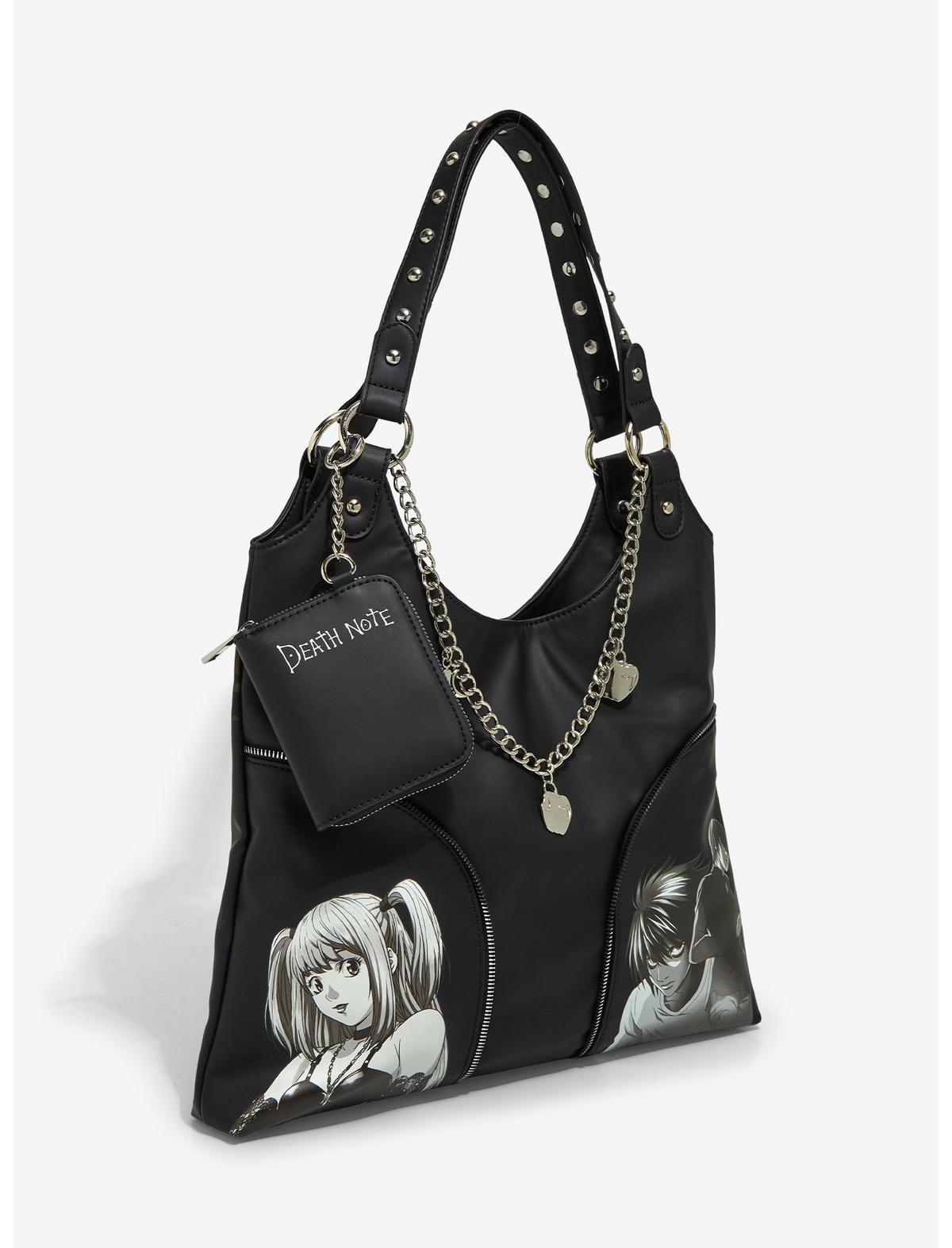 Death Note Slouchy Shoulder Bag With Coin Purse - US 7347