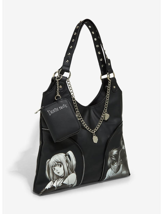 Death Note Slouchy Shoulder Bag With Coin Purse - US 7347