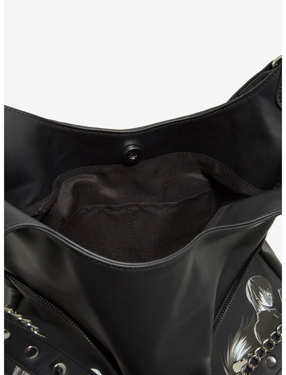 Death Note Slouchy Shoulder Bag With Coin Purse - US 7347