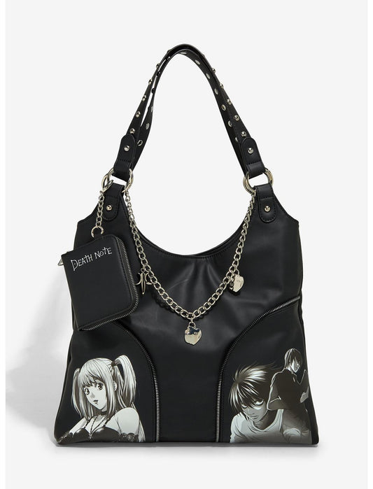 Death Note Slouchy Shoulder Bag With Coin Purse - US 7347