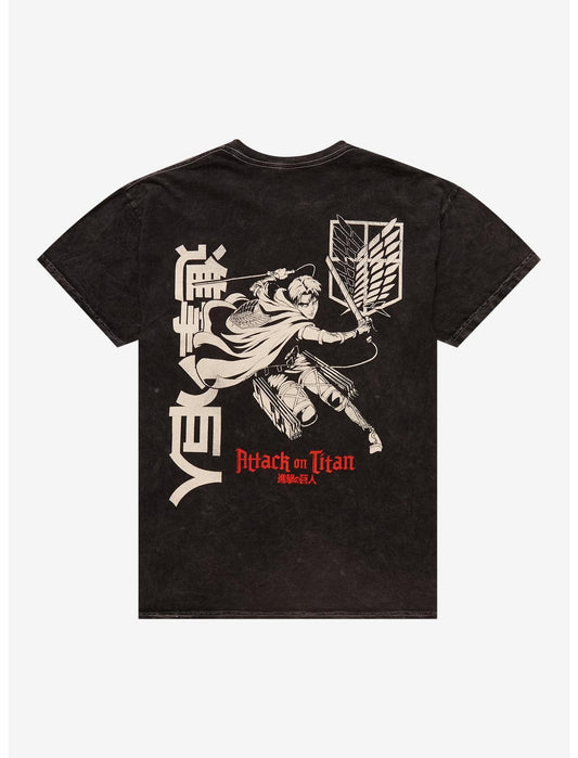 Attack On Titan Levi Tonal Double-Sided T-Shirt - US 1763