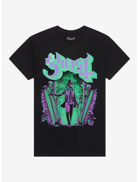 Ghost Papa V Perpetua Portal Glow-In-The-Dark T-Shirt - US 4185