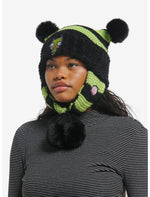 Invader Zim GIR Stripe Pom Knit Tassel Beanie - US 4535
