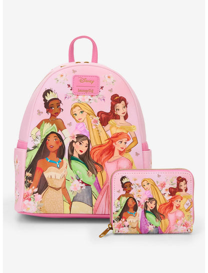 Loungefly Disney Princess Group Pink Mini Backpack - US 3416