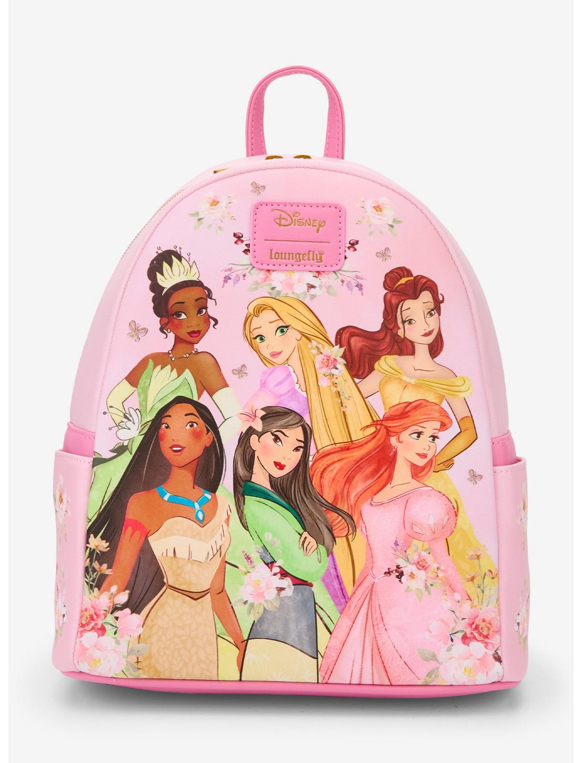 Loungefly Disney Princess Group Pink Mini Backpack - US 3416