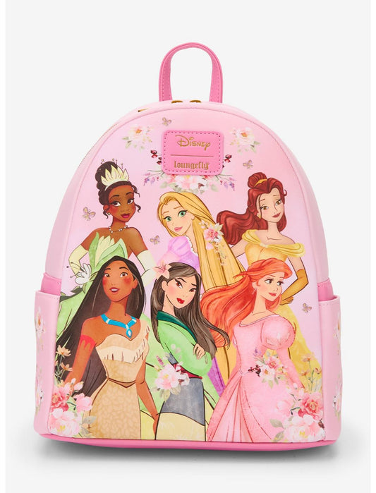 Loungefly Disney Princess Group Pink Mini Backpack - US 3416