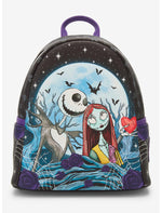 Loungefly The Nightmare Before Christmas Jack & Sally Moon Mini Backpack - US 2659