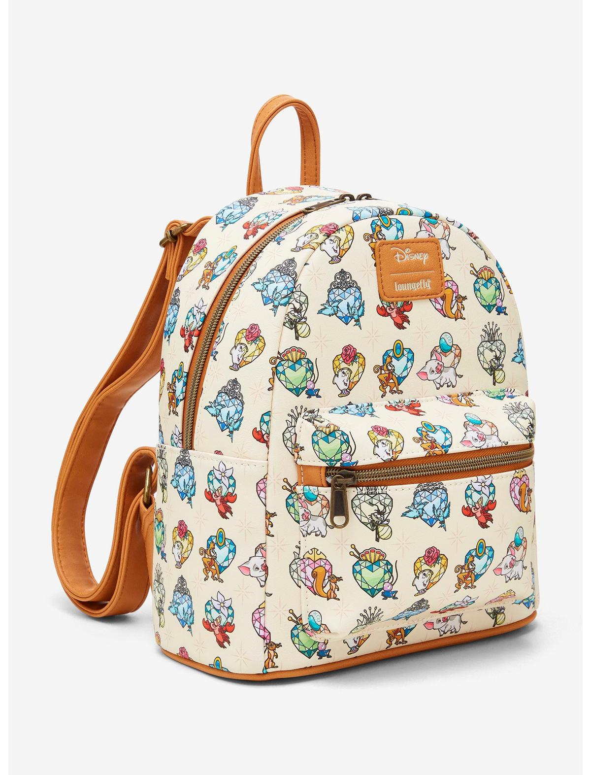 Loungefly Disney Princess Sidekicks Gem Mini Backpack - US 0171