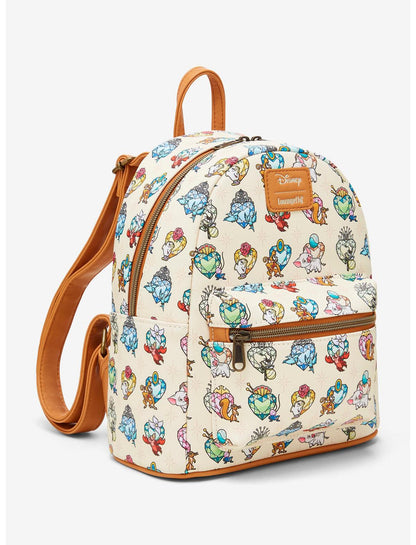 Loungefly Disney Princess Sidekicks Gem Mini Backpack - US 0171