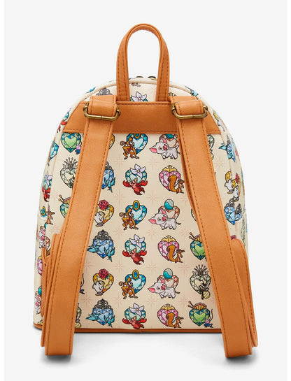 Loungefly Disney Princess Sidekicks Gem Mini Backpack - US 0171