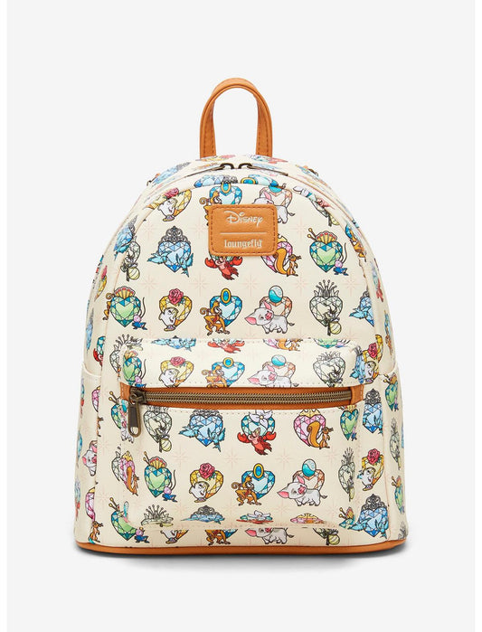 Loungefly Disney Princess Sidekicks Gem Mini Backpack - US 0171