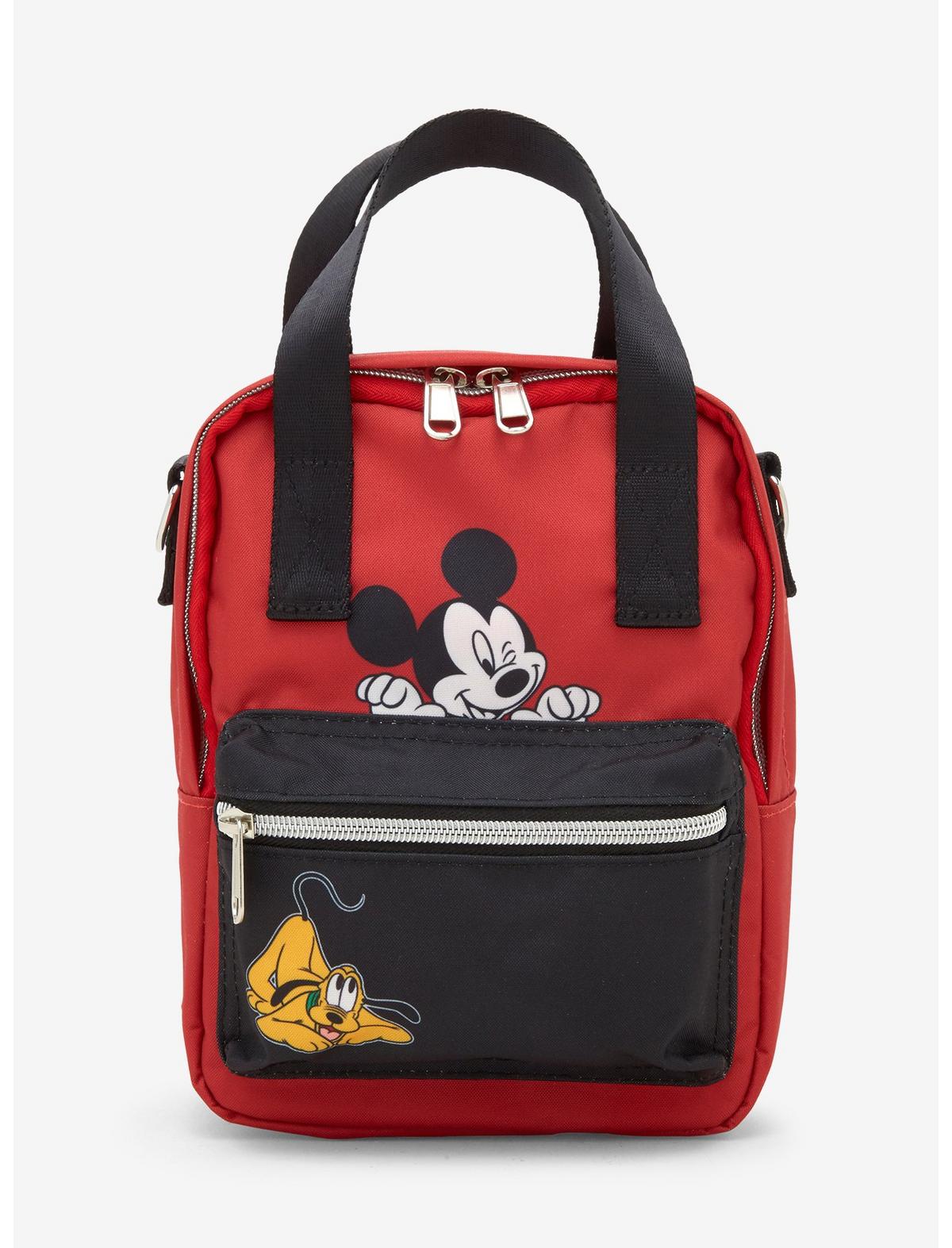 Loungefly Disney Mickey Mouse & Pluto Mini Crossbody Bag - US 0088