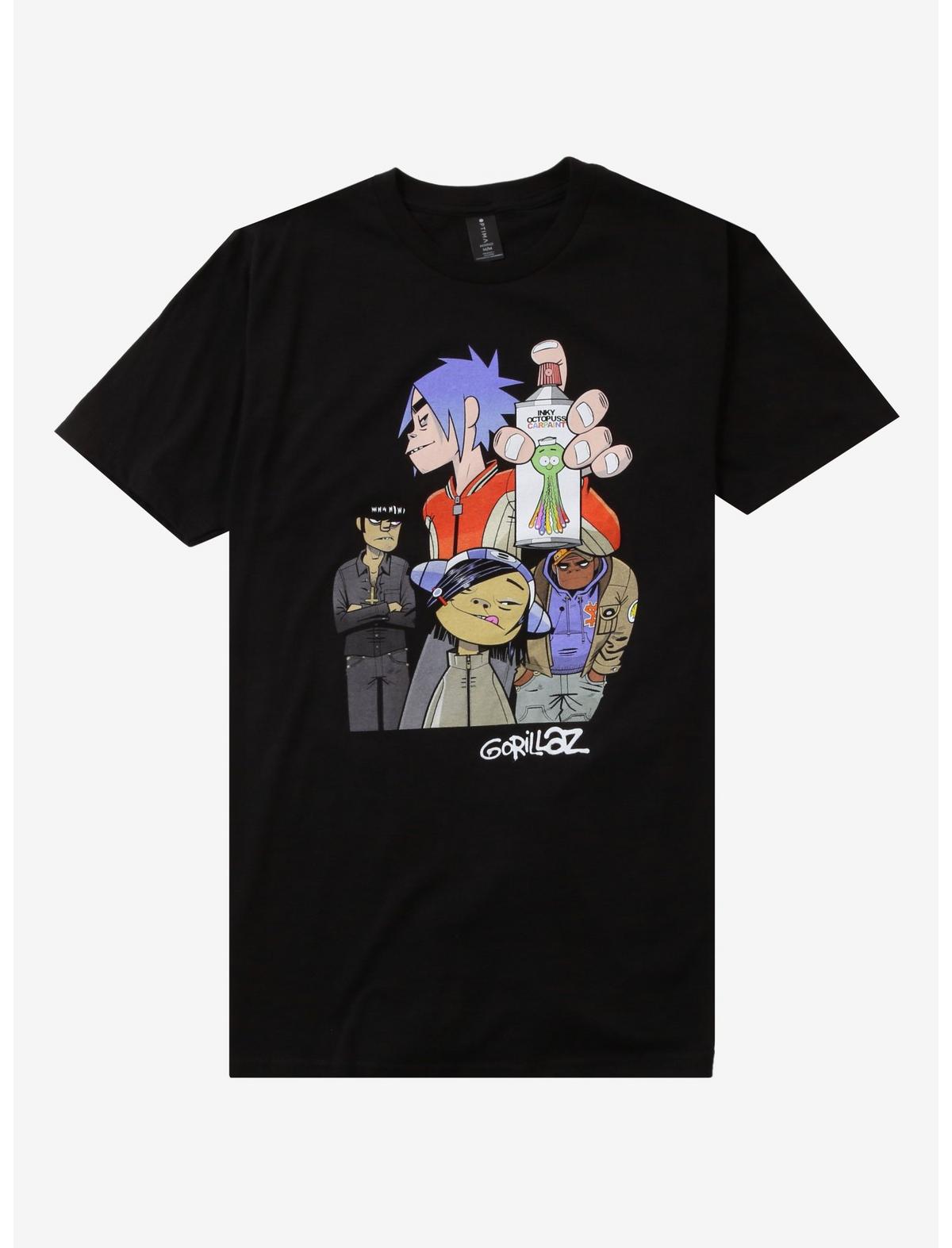 Gorillaz Group Poster T-Shirt - US 9821